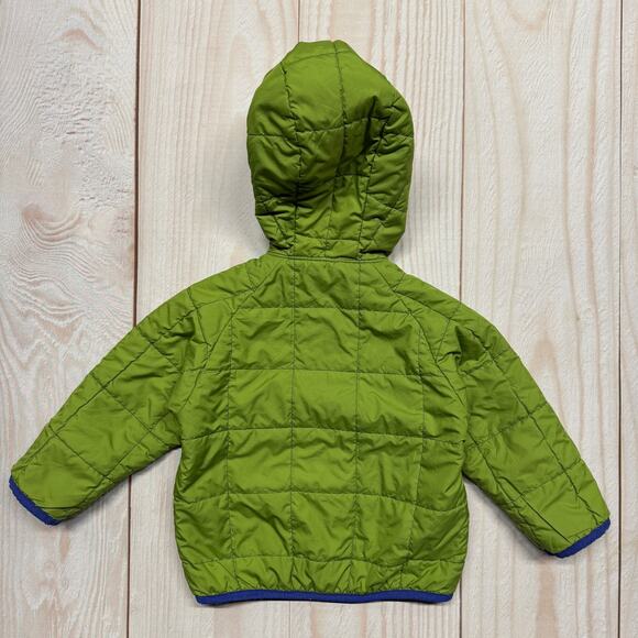 Patagonia Baby Reversible Quilted Toddler 2T Hooded Insulated Jacket - Picture 3 of 7